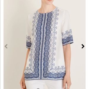 Chico’s lace print tee